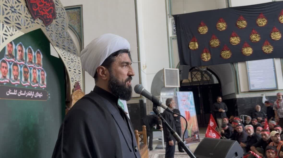 فریاد «یالثارات الحسین» گلستانی‌ها از حرم رضوی برخاست