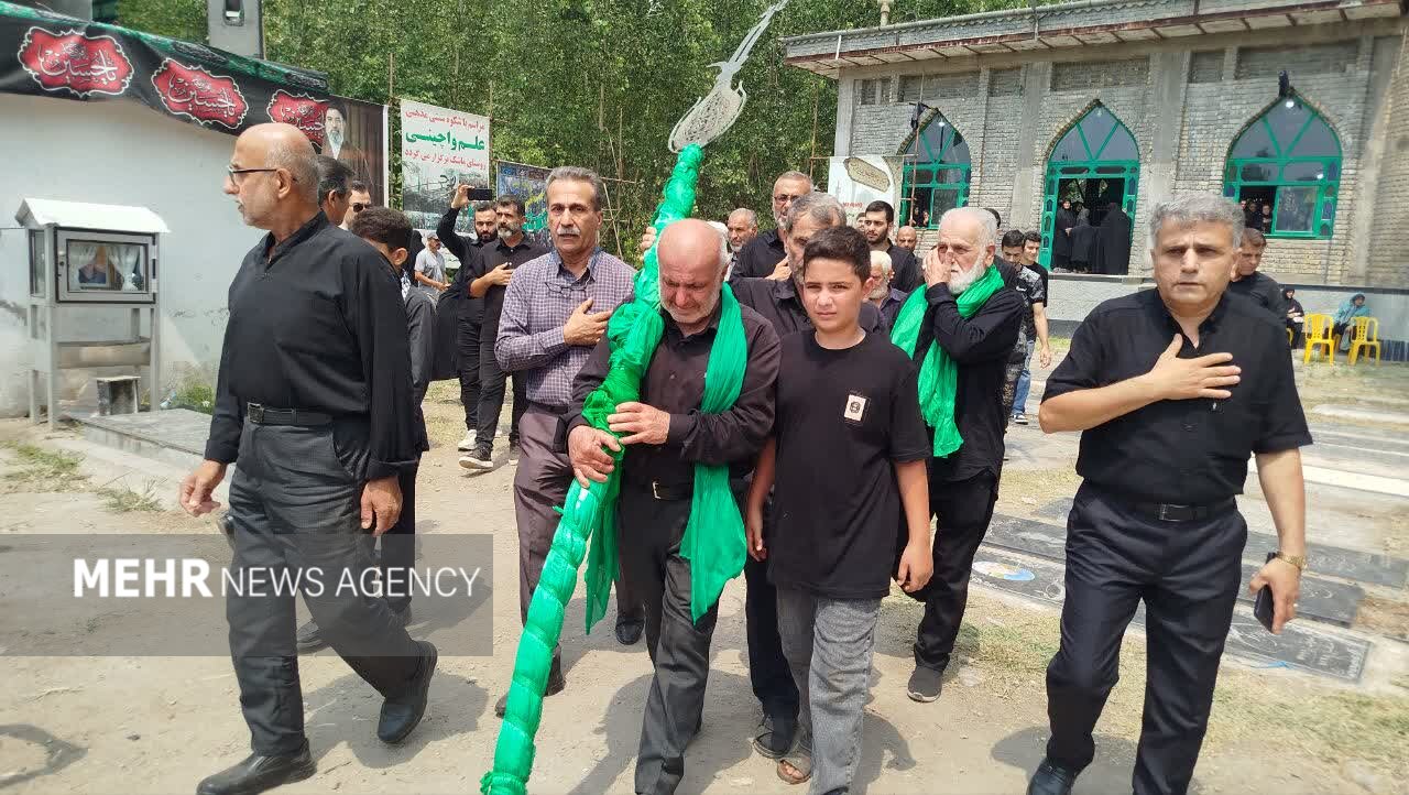 روایتی از آیین سنتی 200 ساله «علم واچینی» در ماشک؛ اینجا همه پای کارند