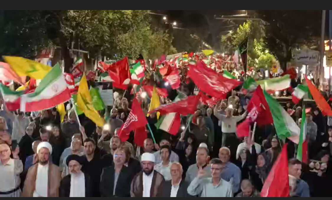 تجمع مردم آزادشهر در موج 167