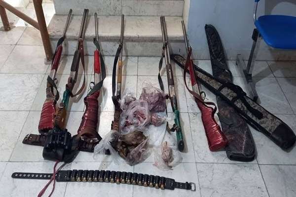 کشف 10 قبضه سلاح شکاری و دستگیری متخلفان در مازندران