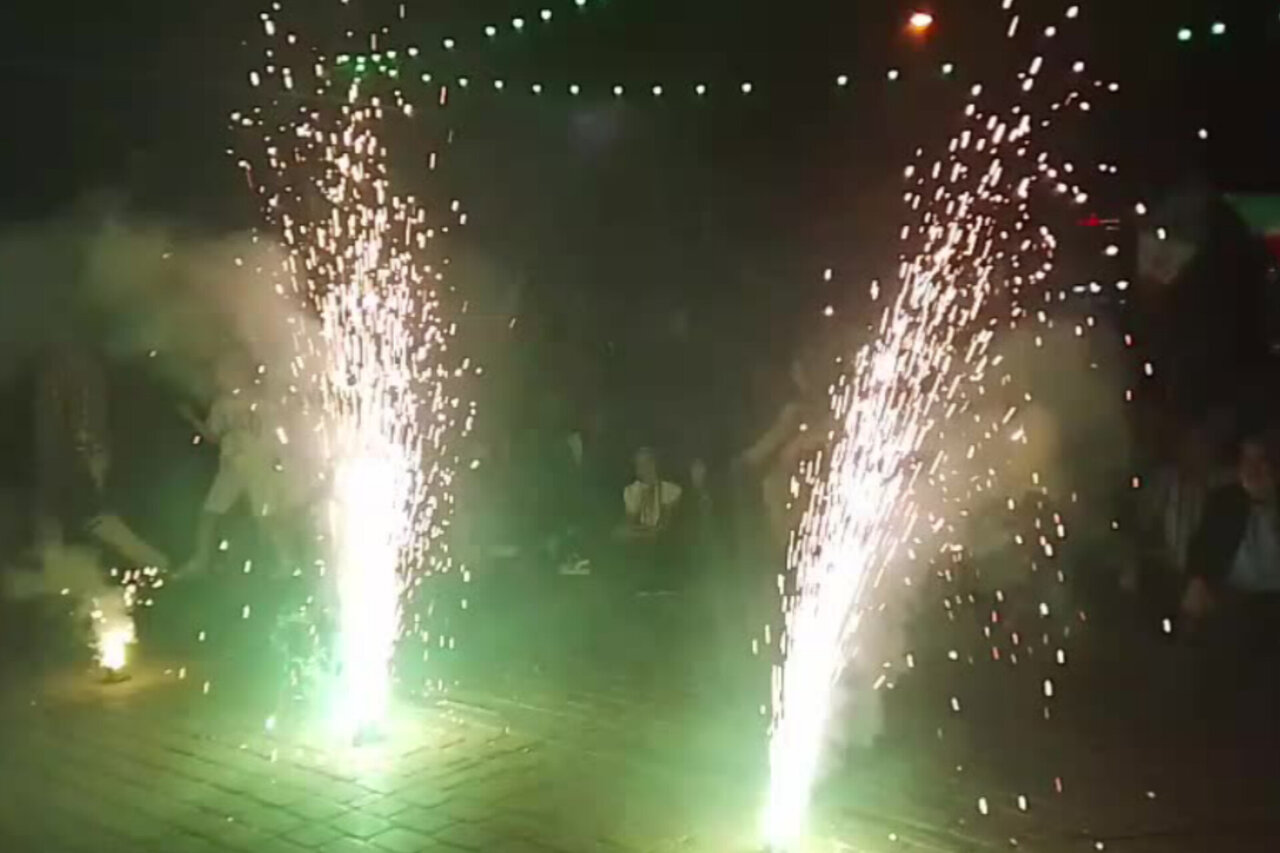 جشن شبانه میلاد پیامبر اسلام در نوشهر