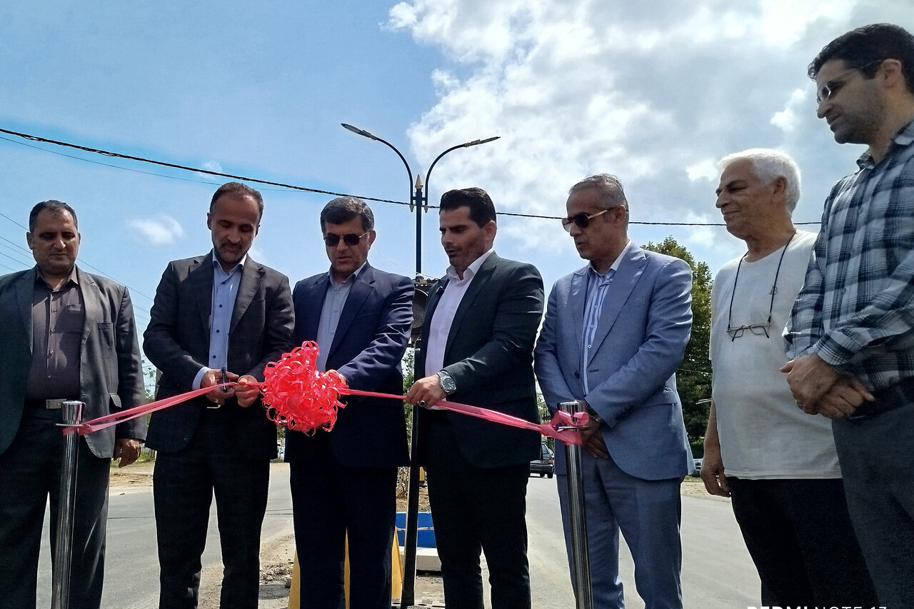 بلوار امیرکیاسر بندر کیاشهر با اعتبار 20 میلیارد تومان افتتاح شد