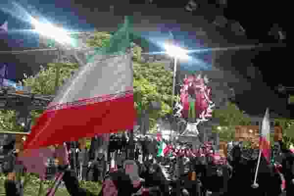 طنین «حیدر حیدر» در تجمع شبانه مردم گرگان