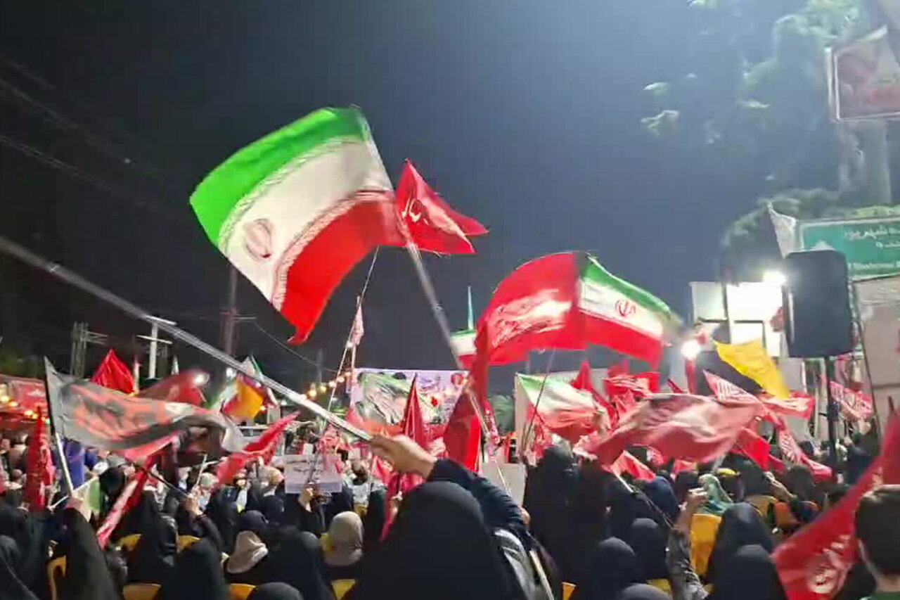 طنین نوای «کاروان» و «حیدر حیدر» در اجتماع شب 200 مازندران