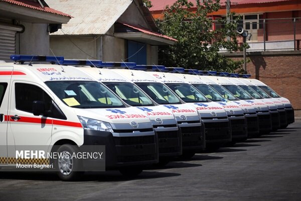 ناوگان آمبولانس قائمشهر نوسازی می‌شود