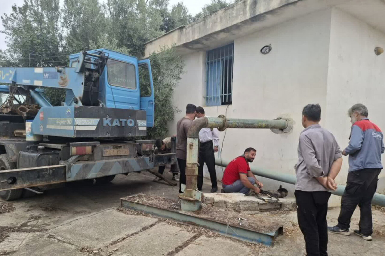 آبدهی چاه القجر مینودشت به 8 لیتر بر ثانیه رسید