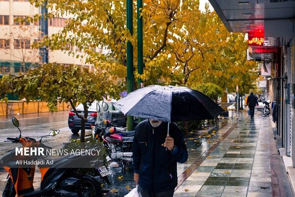 آغاز بارندگی رگباری در مازندران