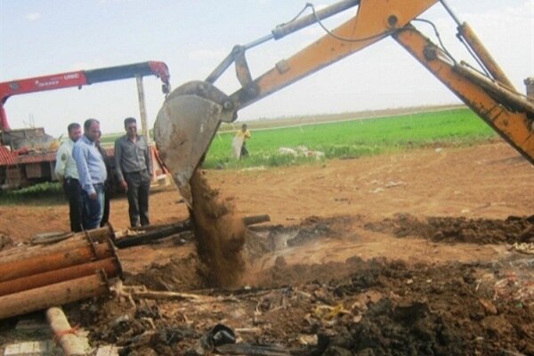 14 حلقه چاه غیرمجاز در بابلسر و فریدونکنار مسدود شد